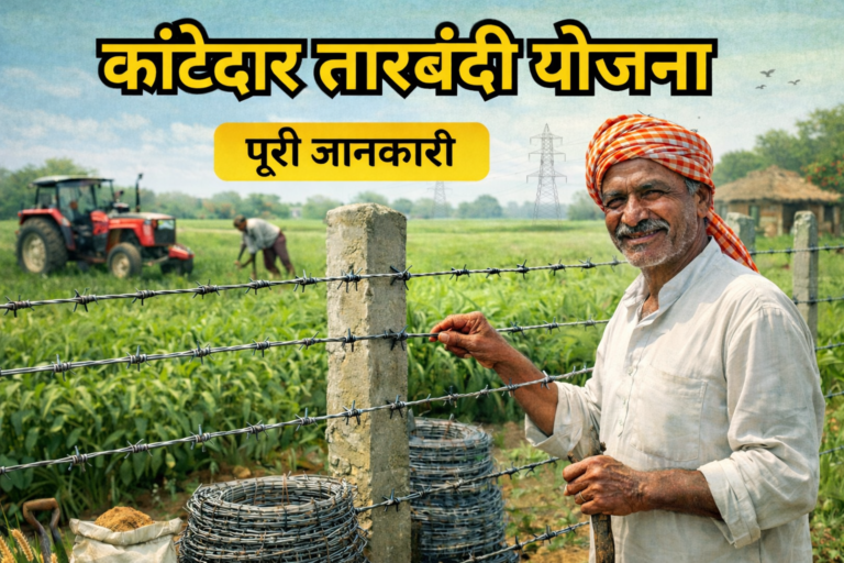 Kantedar Tarbandi Yojana 2026: खेत की सुरक्षा के लिए सरकार किसानों को देगी बड़ी मदद, जानें पात्रता, लाभ और आवेदन प्रक्रिया