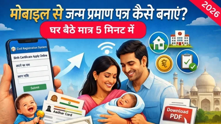 Mobile Se Janm Praman Patra Kaise Banaye: घर बैठे मोबाइल से जन्म प्रमाण पत्र कैसे बनाएं 5 मिनट में, जानिए पूरी प्रक्रिया